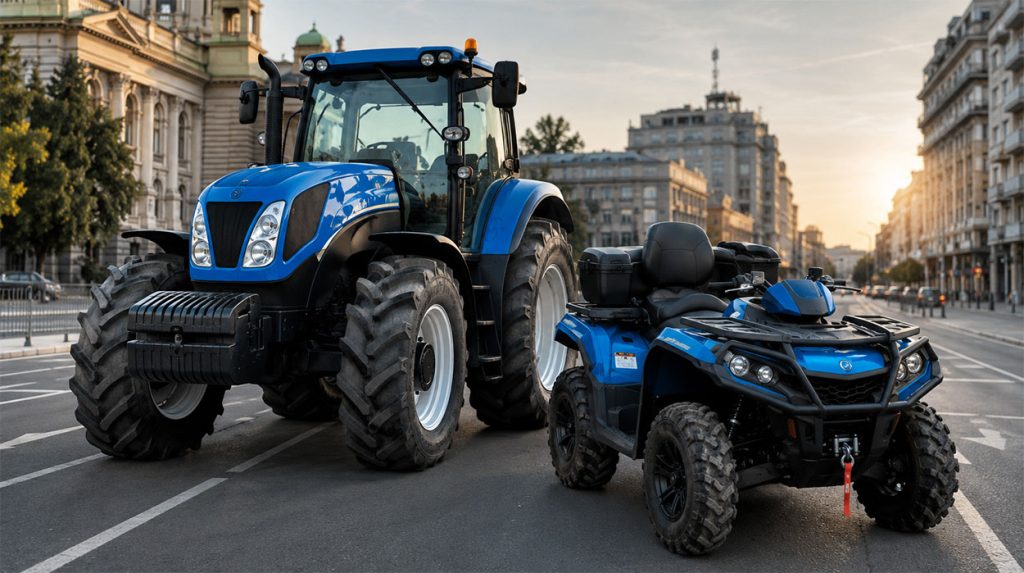 Polaganje za kvad i traktor